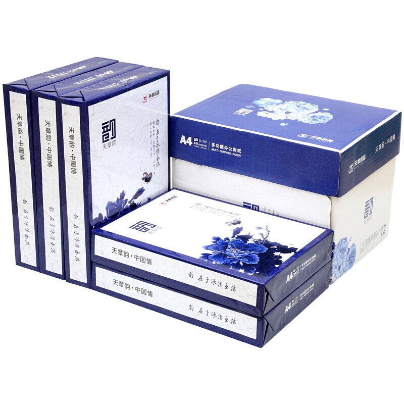 天章/TANGO 天章 天章韵 A4 80g 10包 400张/包 白色